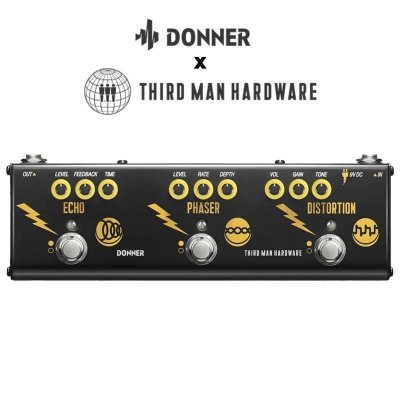 PEDAL MULTIEFECTOS DONNER X THIRD MAN HARDWARE-ECHO PHASER DISTORTION