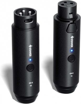 TRANSCEPTOR INALAMBRICO DONNER CV2-CONVERTI TU MICROFONO EN INALAMBRICO-AUTONOMIA DE 8HS EC6970