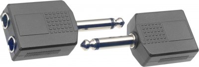 ADAPTADOR STAGG DOS PLUGS A PLUG - BLISTER X 2 UNIDADES