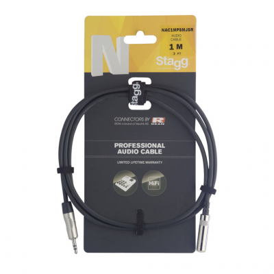 CABLE STAGG MINIPLUG STEREO-PROLONGADOR MINIPLUG 3 MTS