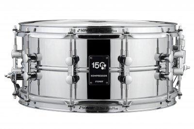 REDOBLANTE SONOR 150 ANIVERSARIO KOMPRESSOR 14"X6.5" ACERO-CHROME
