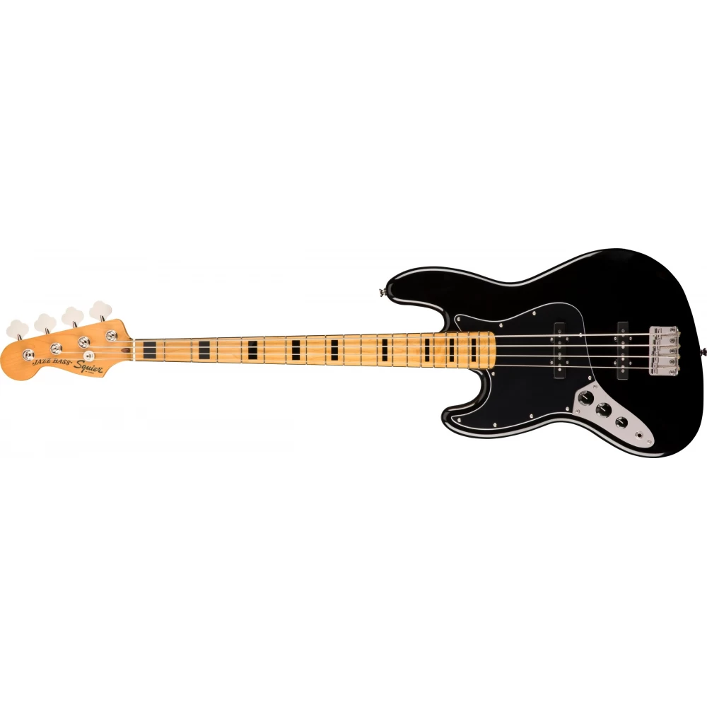 037-4545-506 Classic Vibe '70S Jazz Bassâ® Left-Handed, Maple Fing Black Para Zurdos Fender 037-4545-506