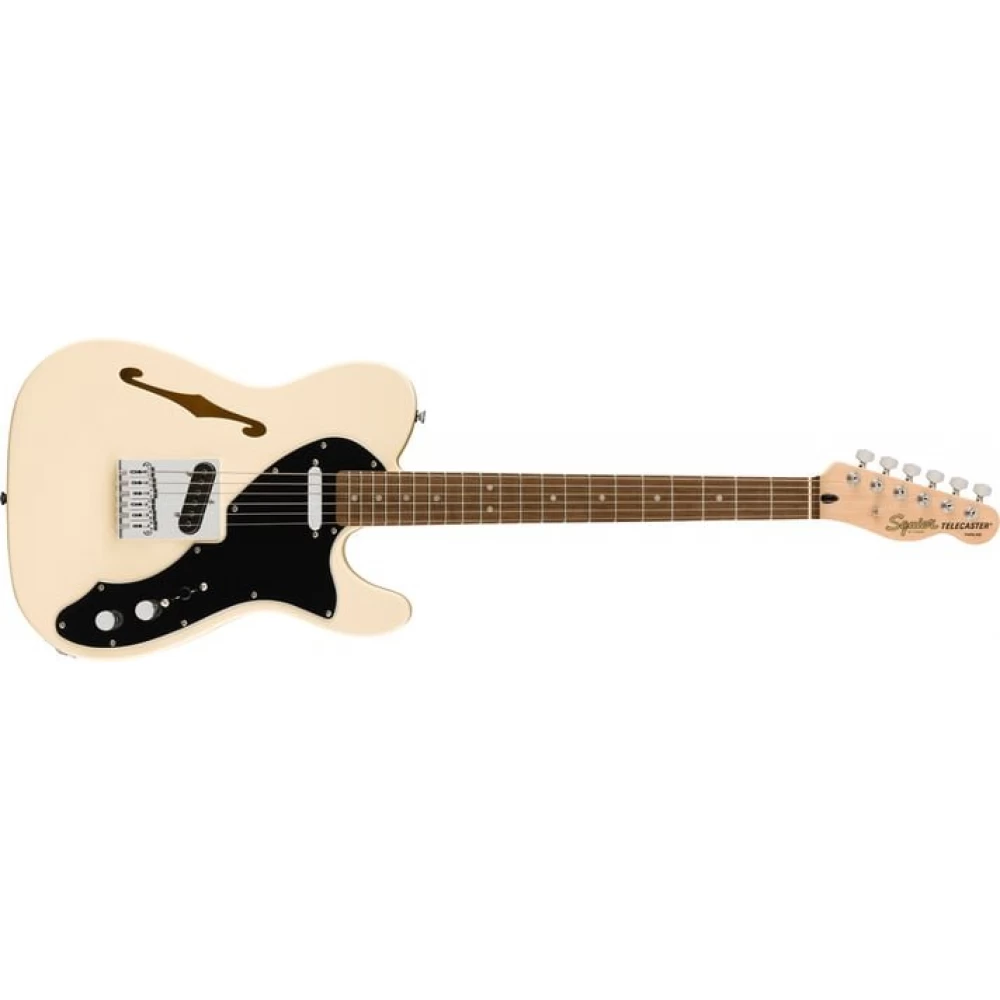 Guitarra Eléctrica Telecaster Thinline Serie Affinity Blanca Squier 037-8271-505