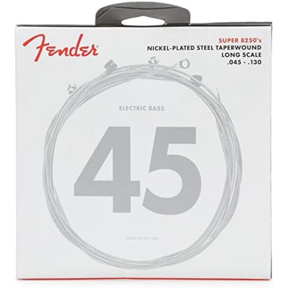 Set De 4 Cuerdas Para Bajo Eléctrico 045 - 105 Fender 073-7250-406