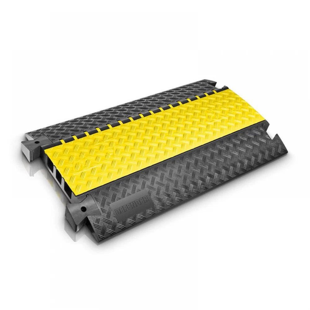 Pasacables De 3 Con Tapa Traslúcida Defender 85002