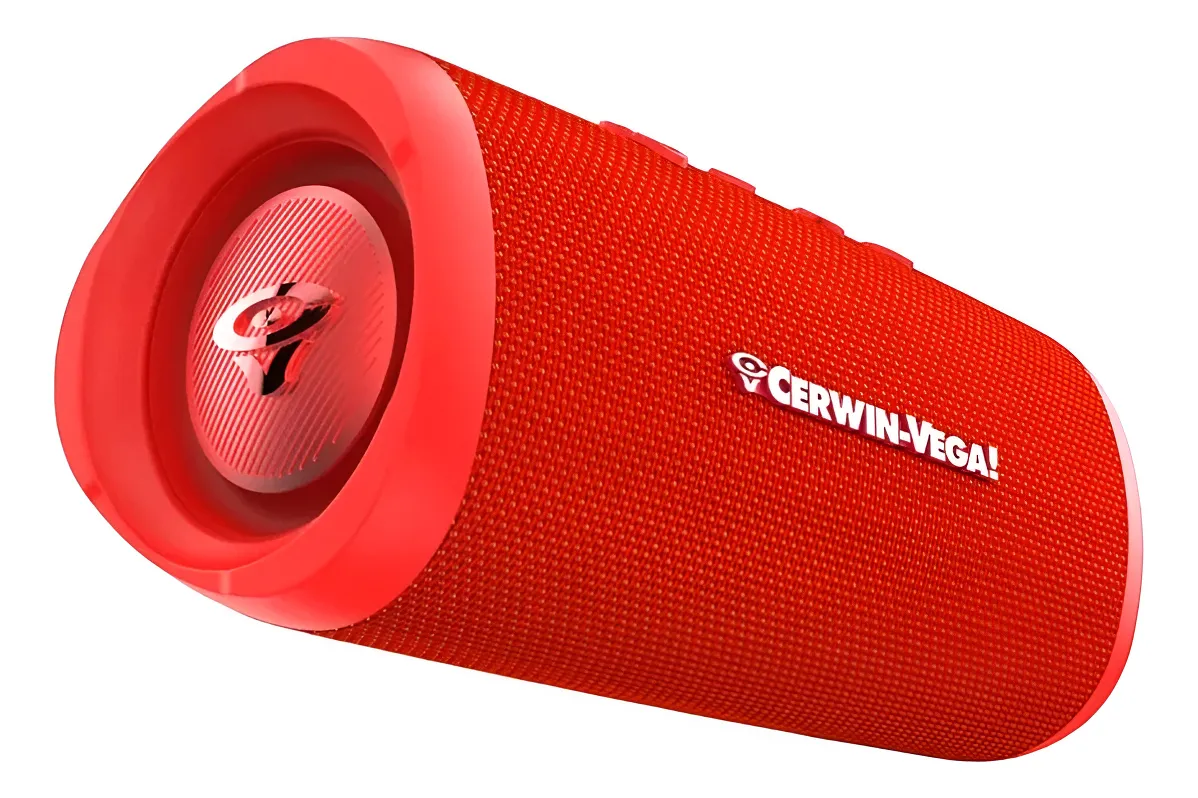Parlante Portátil Bluetooth Cerwin Vega Vega Mini 30W IPX4 Rojo