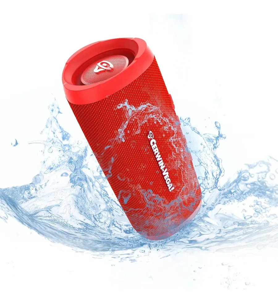 Parlante Portátil Bluetooth Cerwin Vega Vega Mini 30W IPX4 Rojo - Imagen 2