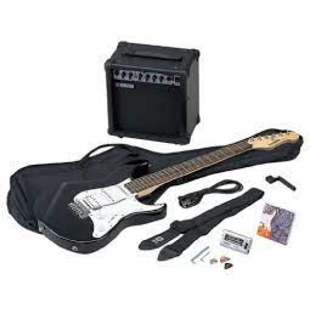 Gigmaker Pack De Amplificador Y Guitarra Eléctrica Color Negro Yamaha Eg112Gpii