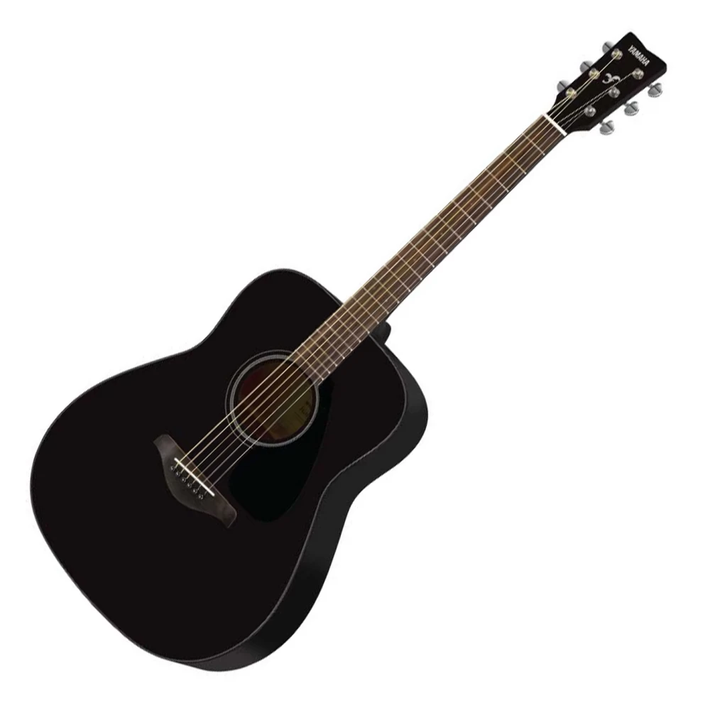 Guitarra Acústica Dreadnought Con Tapa De Abeto Color Negro Yamaha F370Bl