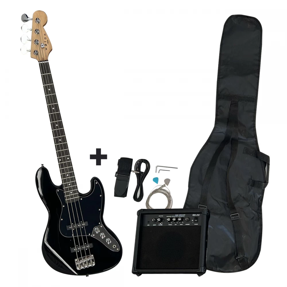 Pack Combo Bajo + Amplificador + Funda Wotan Frigg-Pack