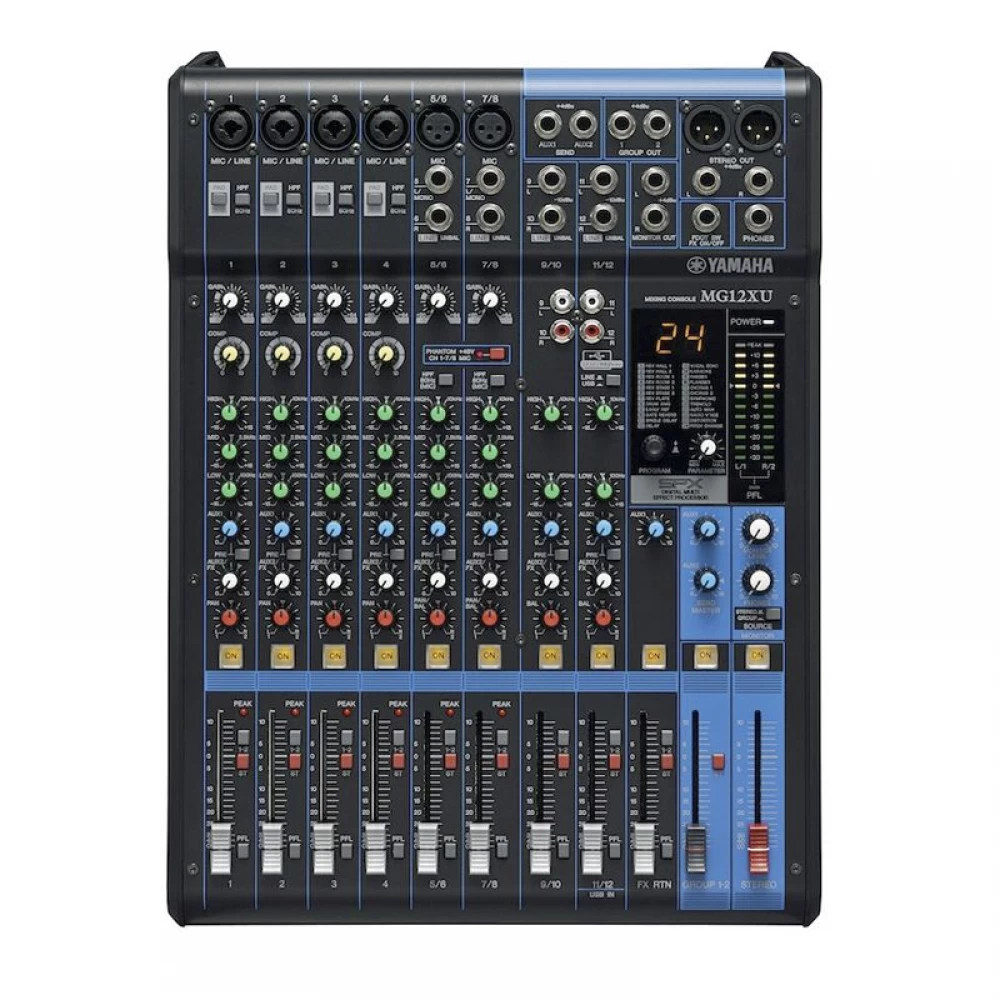 Mezclador Mixer De 12 Canales Yamaha Mg12Xu