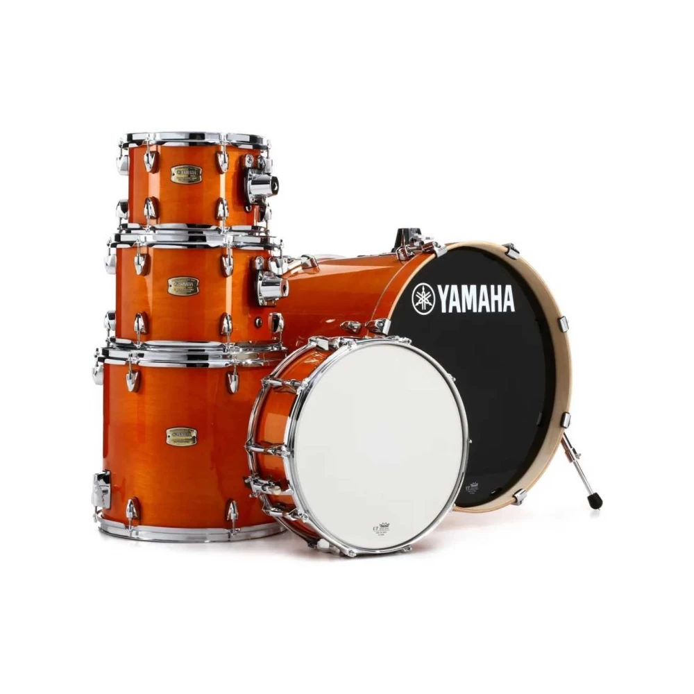 Batería Acústica De 5 Cuerpos Serie Rydeen Orange Glitter Yamaha Rdp2F5Og