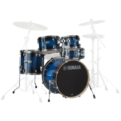 Batería Acústica De 5 Cuerpos Stage Custom Birch Dark Blue Yamaha Sbp2F5Db