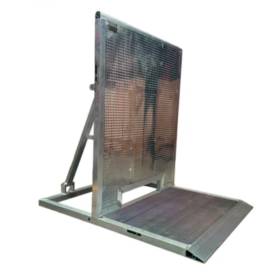 Valla Freestanding De Seguridad Para Eventos Con Espacio Pasacbles Lion Support Valla-Al-Cable