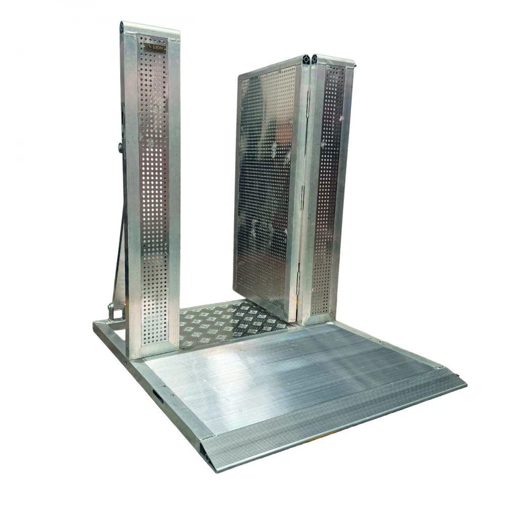 Valla Freestanding De Seguridad Para Eventos Con Puerta De Acceso Lion Support Valla-Al-Puerta