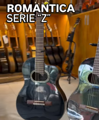 Guitarra Electrocriolla Romantica Profesional Z-3 Con Funda Natural Zurdos Fishman Isys