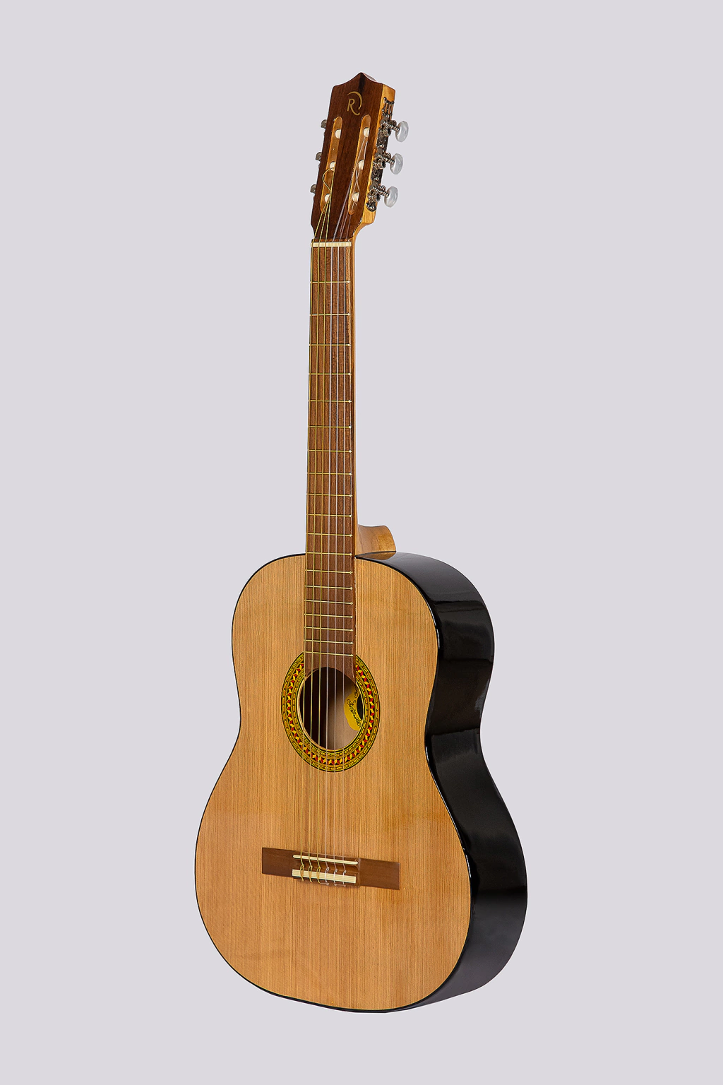 Guitarra Electrocriolla Romantica De Aprendizaje Aap Natural Zurdos Eq-4T  Con Funda