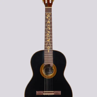 Guitarra Electrocriolla Luthier Profesional Mantini Premium Con Funda Negra Zurdos Fishman Isys Romantica