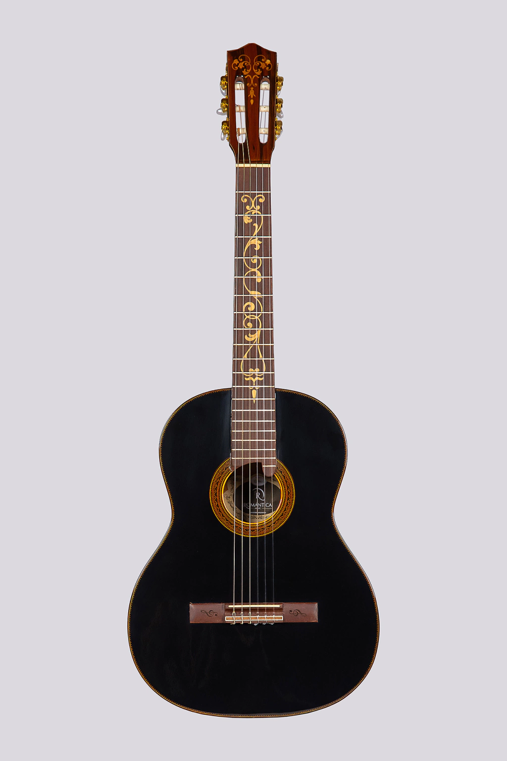 Guitarra Electrocriolla Luthier Profesional Mantini Premium Con Funda Negra Zurdos Fishman Isys Romantica