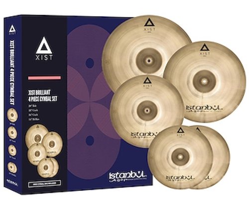 Platillos Istanbul Agop Ixbs4 - Xist Brilliant Xhb14+Xcb16+Xrb20+Xcb18+Fun