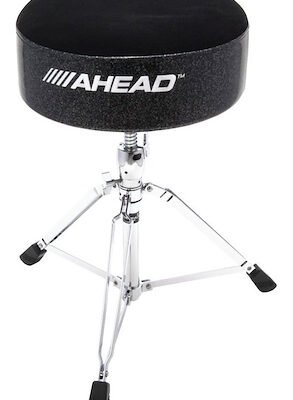 Ahead Art-Bs- Banqueta Asiento Circular Negro/Sparkle