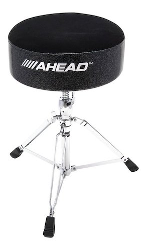 Ahead Art-Bs- Banqueta Asiento Circular Negro/Sparkle