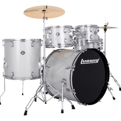 Ludwig Lc19515Dir-Bateria Accent 10+12+16+22+Red.14 Silve