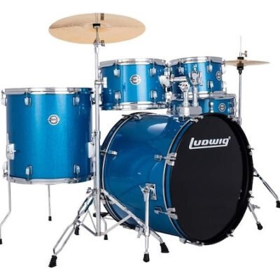 Ludwig Lc19519Dir-Bateria Accent 10+12+16+22+Red.14 Blue