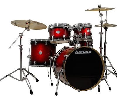 Ludwig Lcb522Fxsddir Ludwig Element Drive Deep Redburst