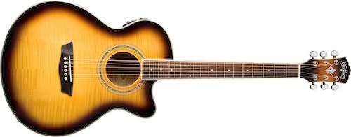 Washburn Ea15Atb - Guitarra Electroacústica Mini Jumbo