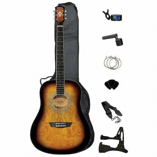 Washburn Wshagpakqttb - Guitarra Acústica Exclusive Pack