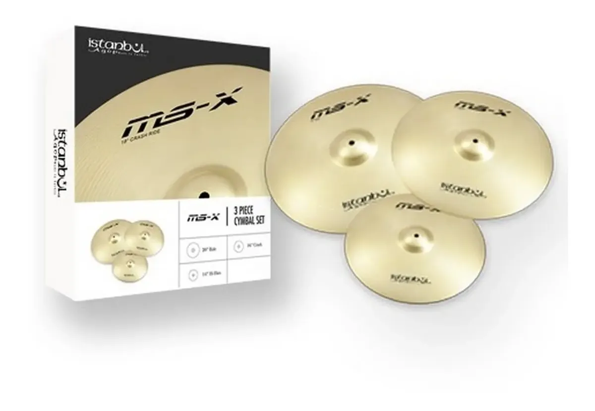 Platillos Istanbul Agop Msx Set Pack 14 16 20 Msxs