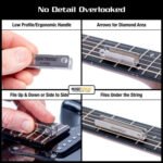 Nivelador De Trastes Musicnomad Mn813 Lima En U Con Diamante - Imagen 3