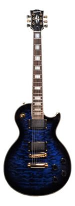 Guitarra Eléctrica Soloking Les Paul Sls60 Qm Deluxe Aqua