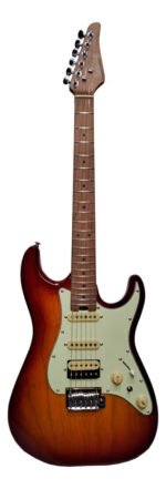 Guitarra Eléctrica Soloking Ms1 Classic Hss Plasma Red Burst