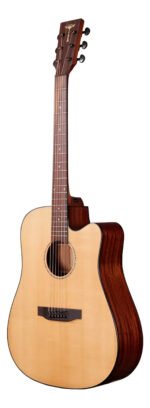 Guitarra Electroacustica Tyma D3c Ns Con Fishman