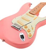 Guitarra Jet Guitars Electrica Js300 Burgundy Pink - Imagen 2
