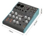 Flamma Fm10 Mezclador De Audio Profesional Soundboard De 6 C - Imagen 2