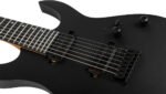 Guitarra Electrica Spira S407 Mbk Black Satin 7 Cuerdas - Imagen 3