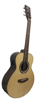 Guitarra Electroacustica Tyma M20s Mini Jumbo Con Fishman - Imagen 3