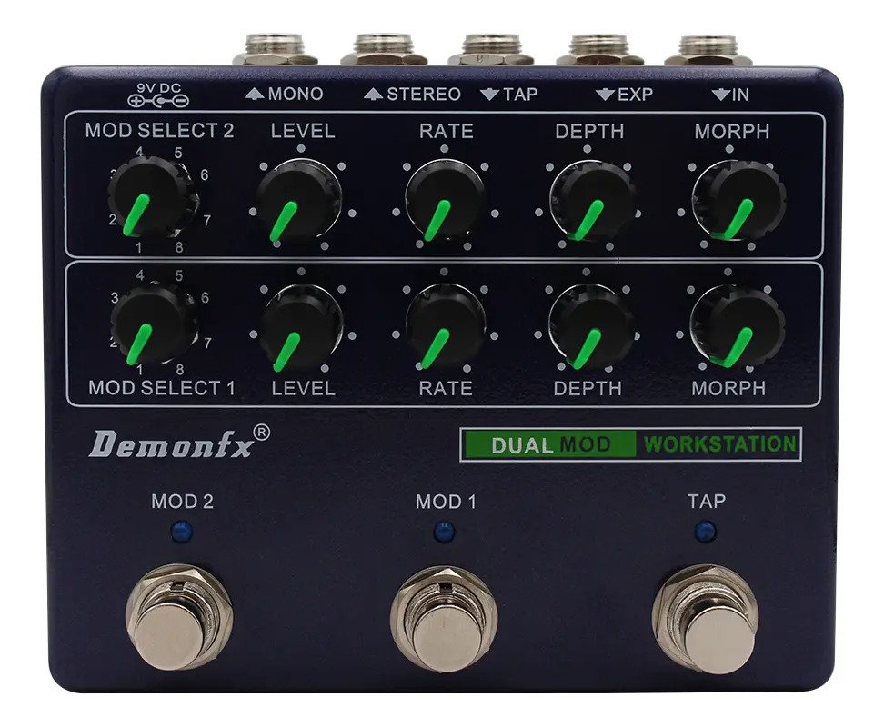 D_873634-MLA100857326456_122025-F.jpg Pedal Demonfx Dual Mod Workstation Delay Reverb Tremolo Phas - Imagen 1