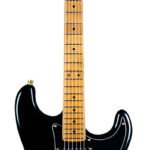 Guitarra Electrica Jet Guitars Js400 Black Maquinaria Dorada