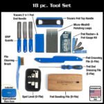 Set Premium Musicnomad Mn880 Herramientas Trastes 18 Piezas - Imagen 2