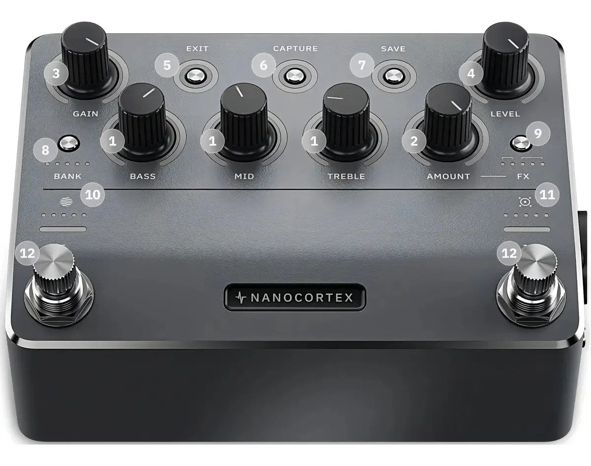 D_988704-MLA115249725877_072026-F.jpg Pedalera Neural Dsp Nano Cortex Para Guitarra Y Bajo - Imagen 1